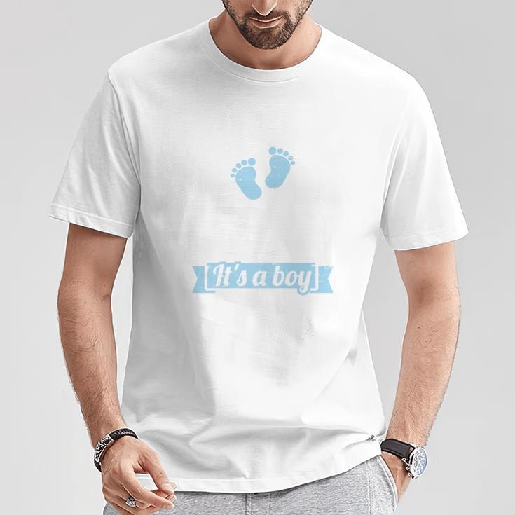 Zweifacher Papaater Junge T-Shirt Lustige Geschenke