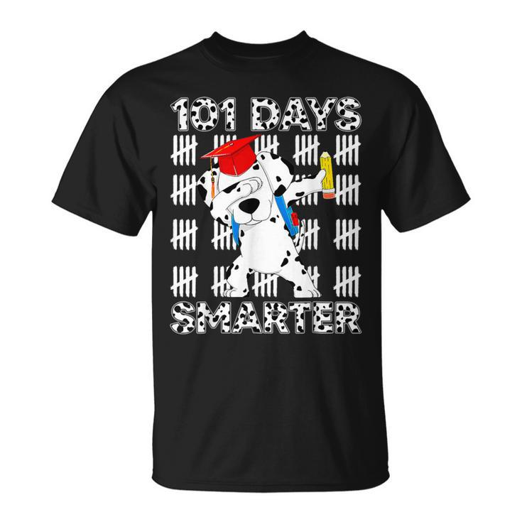 100 Days Of School Dalmatian Dog Boy Kid 100Th Day Of School T-Shirt