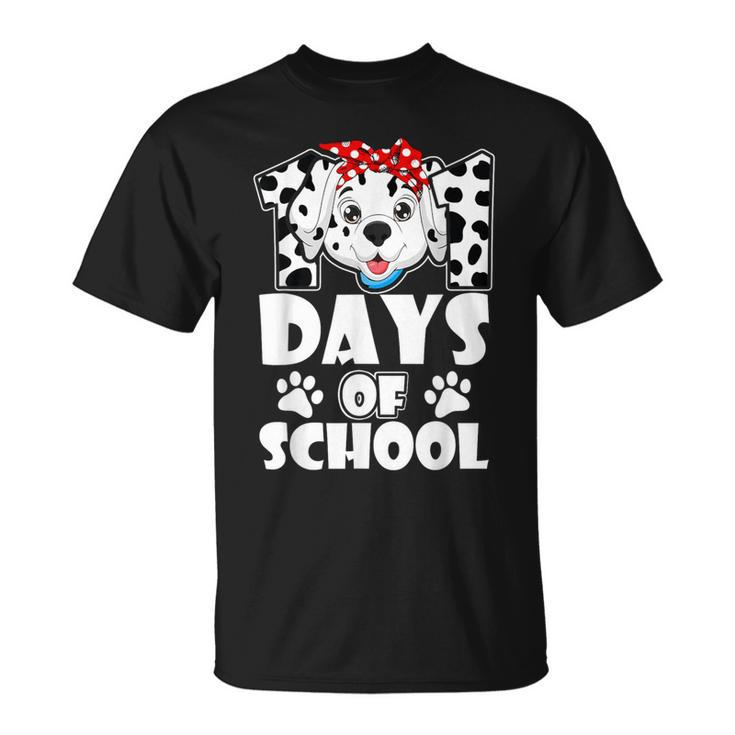 101 Days Of School Dalmatian Dog 100 Days Smarter Teachers T-Shirt