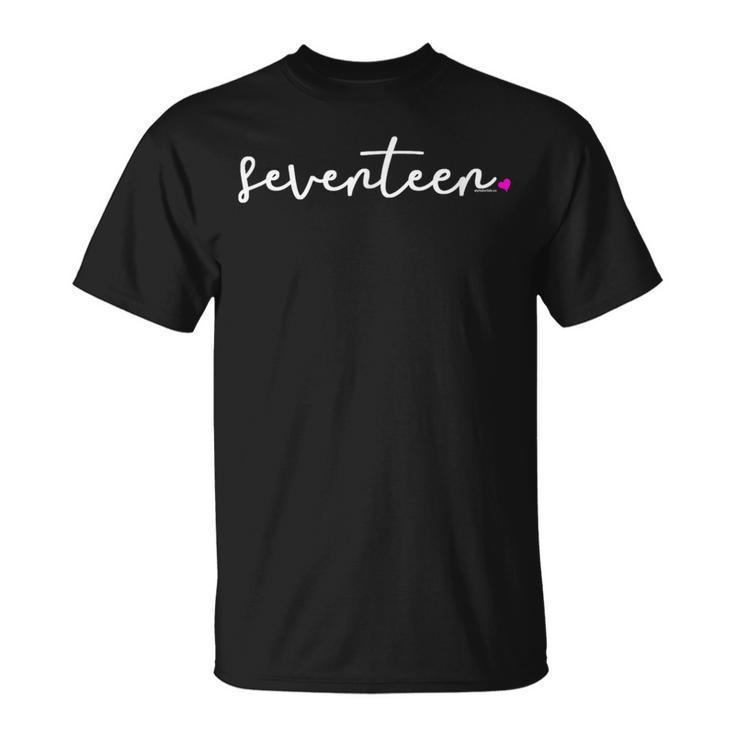 17Th Birthday For Nage Girls HerSevenn T-Shirt