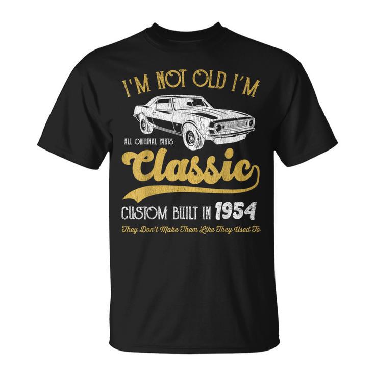 1954 Vintage Car 1954 Birthday I'm Not Old I'm Classic 1954 T-Shirt