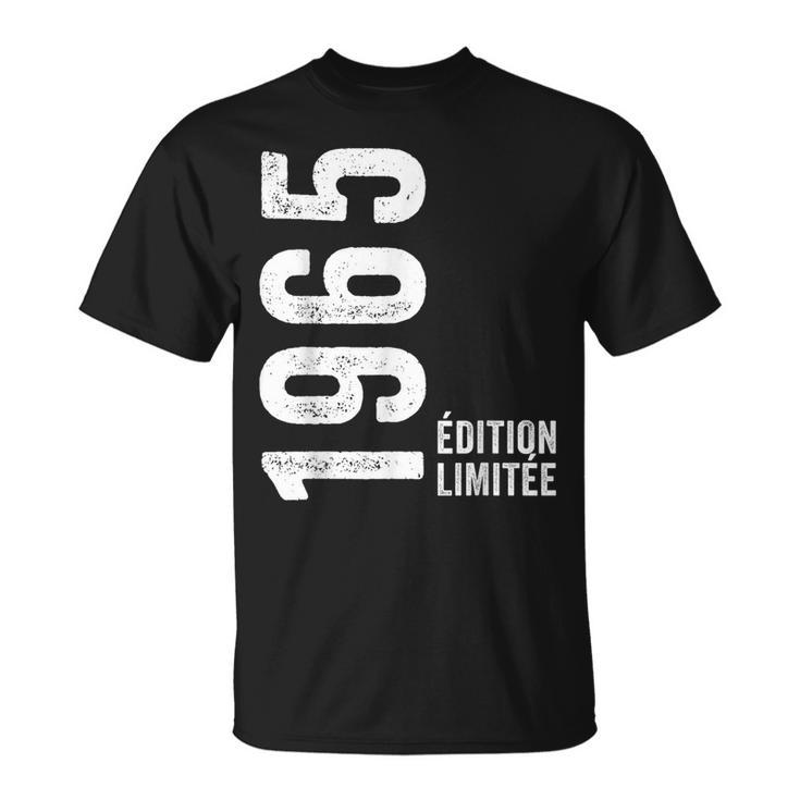 Tee-shirt Homme Vintage Anniversaire 1965 - Coton Gildan, Coupe Loose, Neuf Sans étiquette