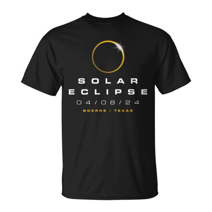 2024 Boerne Texas Solar Eclipse T-Shirt