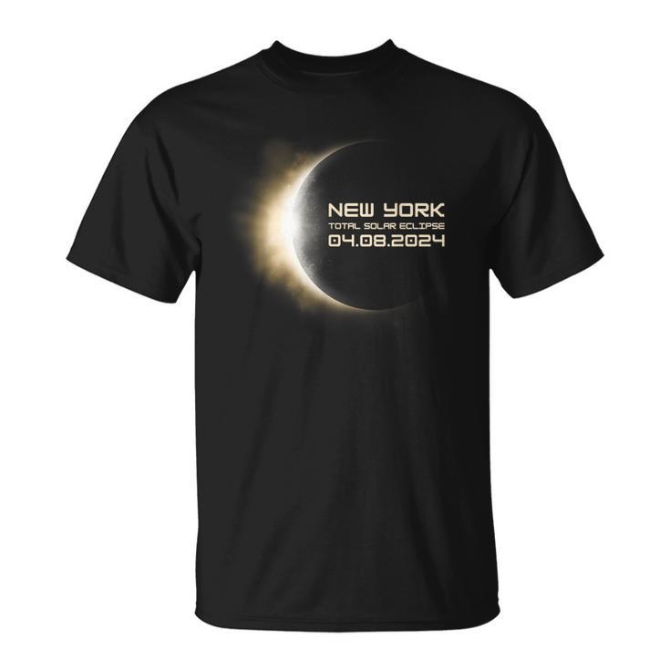 2024 Solar Eclipse New York Souvenir Totality T-Shirt