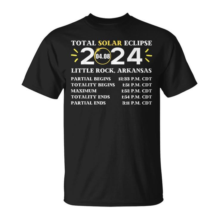 2024 Total Solar Eclipse April 8 Path Of Eclipse Arkansas T-Shirt