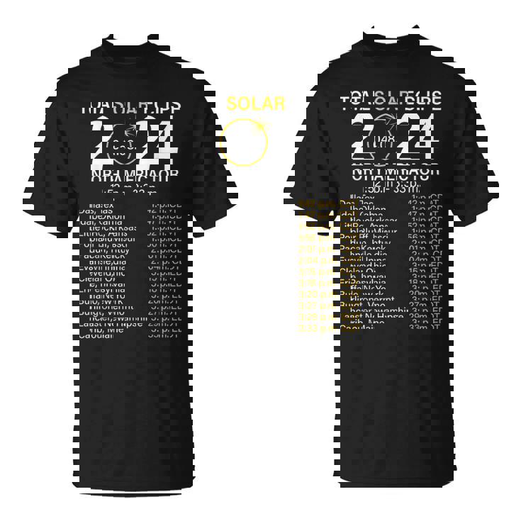 2024 Total Solar Eclipse April 8 Path The Eclipse Women T-Shirt