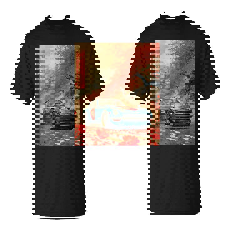 Tシャツ・カットソー IONSEOUL Vintage Old Car Print Overfit T-shirt JE1141 716PSQiXU8L.jpg