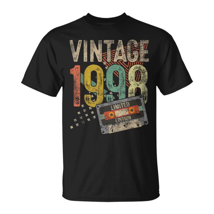 25 Year Old Vintage 1998 Limited Edition 25Th Birthday T-Shirt