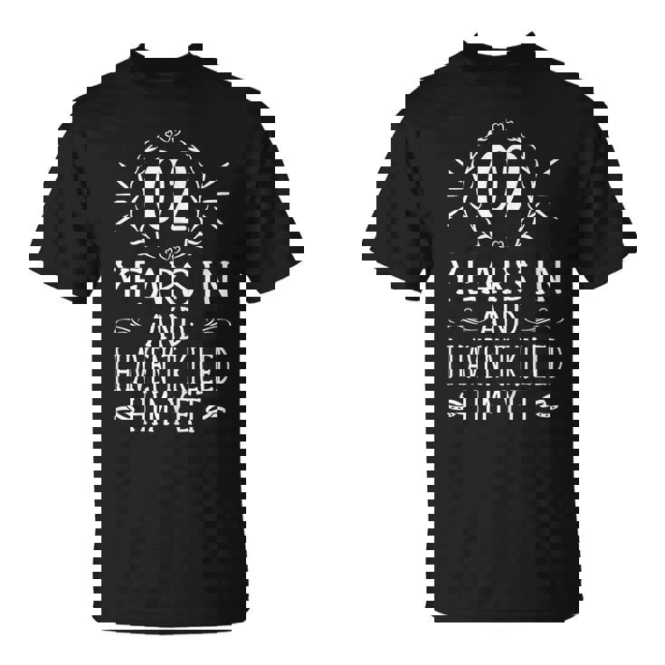 2Nd Wedding Anniversary For Her 2 Years Marriage T-Shirt