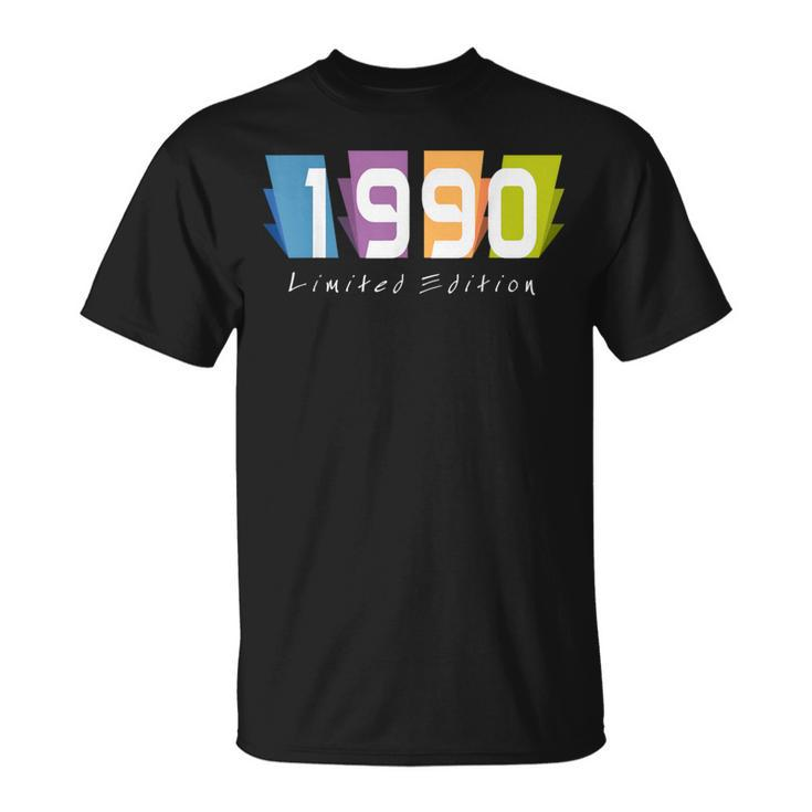 34 Geburtstag Mann Frau 34 Jahre 1990 Deko Lustig Geschenk T-Shirt