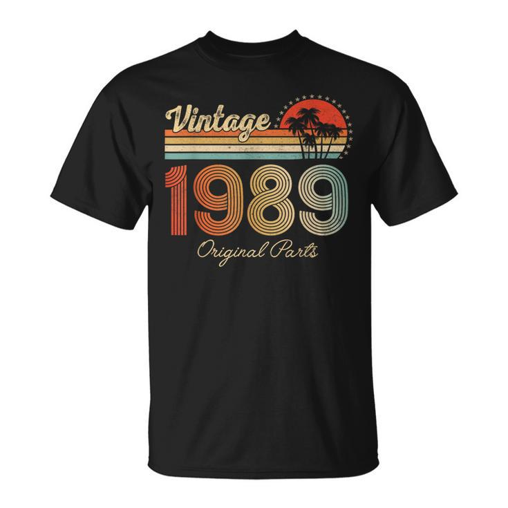 35 Year Old Vintage 1989 Limited Edition 35Th Birthday Retro T-Shirt