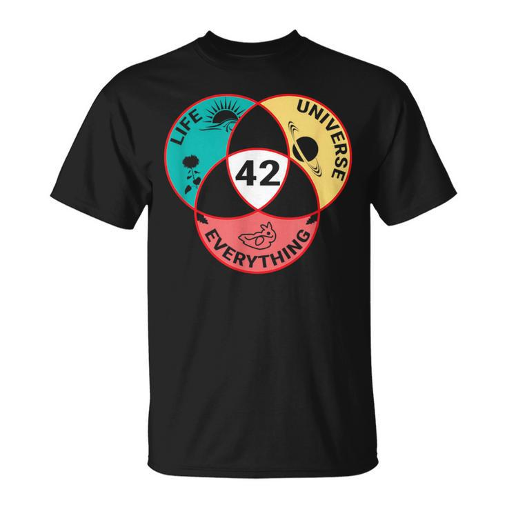 42 The Answer To Life Universe And Everything Science T-Shirt