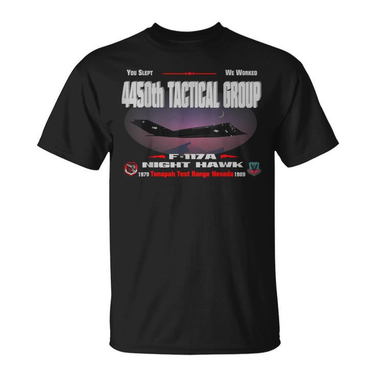 4450Th Tactical Group--F-117A Night Hawk T-Shirt