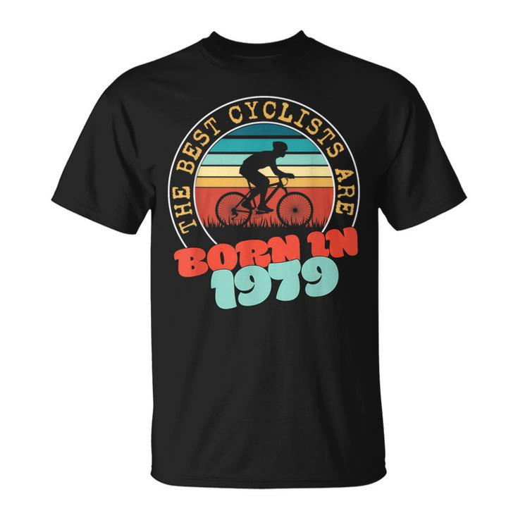 45 Year Old Cyclist Born In 1979 45Th Birthday Cycling T-Shirt