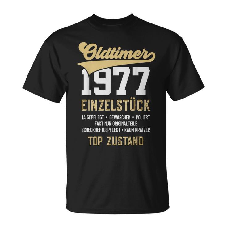 46 Jahre Oldtimer 1977Intage 46Th Birthday T-Shirt