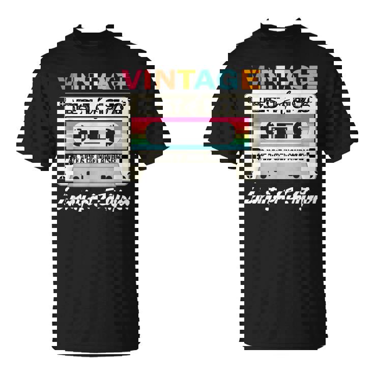 Vintage Best Of 1971 48th Birthday Cassette T-Shirt Vintage Best Of 1971 48th Birthday Cassette T-Shirt
