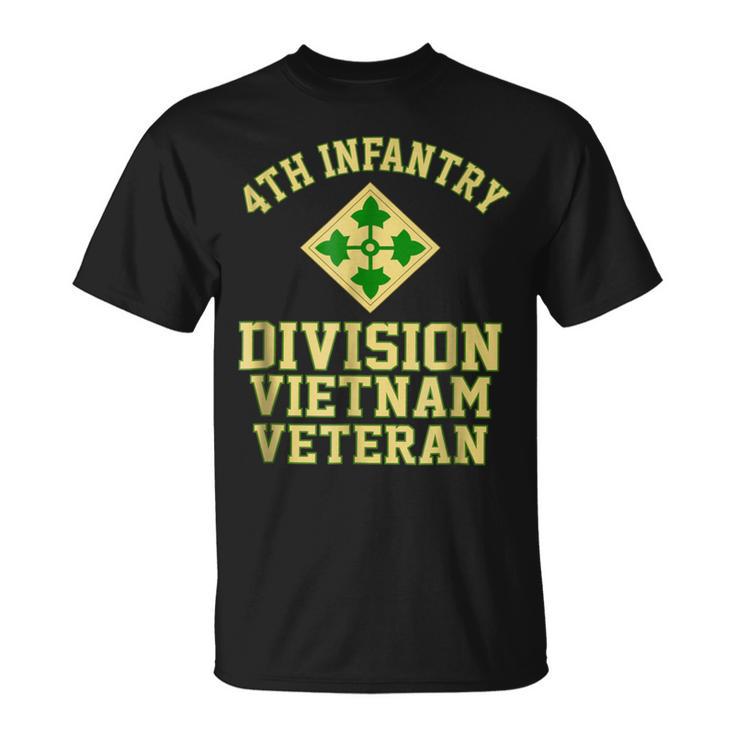 4Th Infantry Division Vietnam Veteran T-Shirt