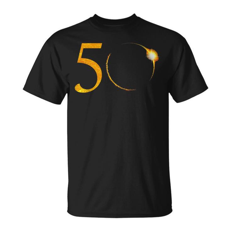 My 50Th Birthday Total Solar Eclipse April 8Th 2024 T-Shirt