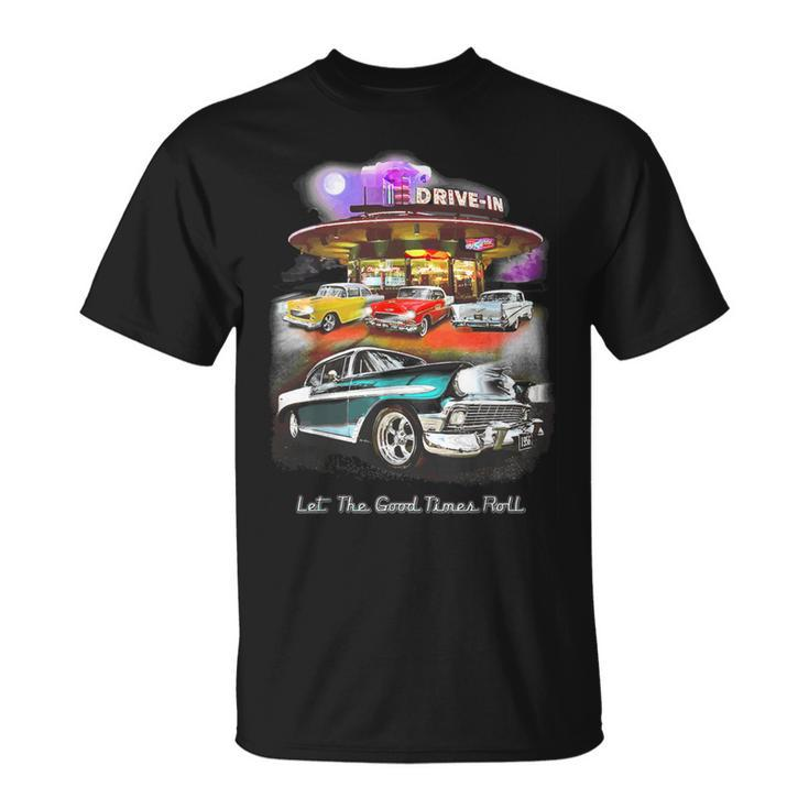 55 57 50 90S Chevys Bel Air Trifive Retro Classic Car T-Shirt
