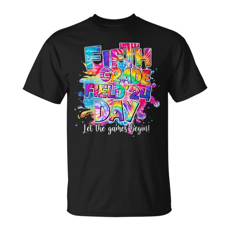 5Th Fifth Grade Field'24 Day Let The Games Begin Field Trip T-Shirt