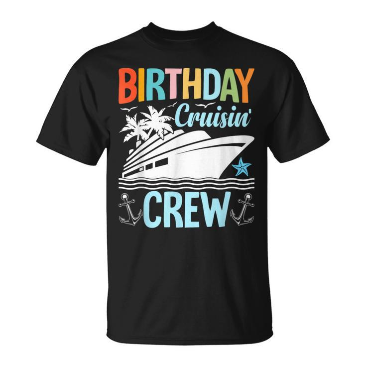 60Th Birthday Cruise 60 Years Old Cruising Crew Bday Party T-Shirt