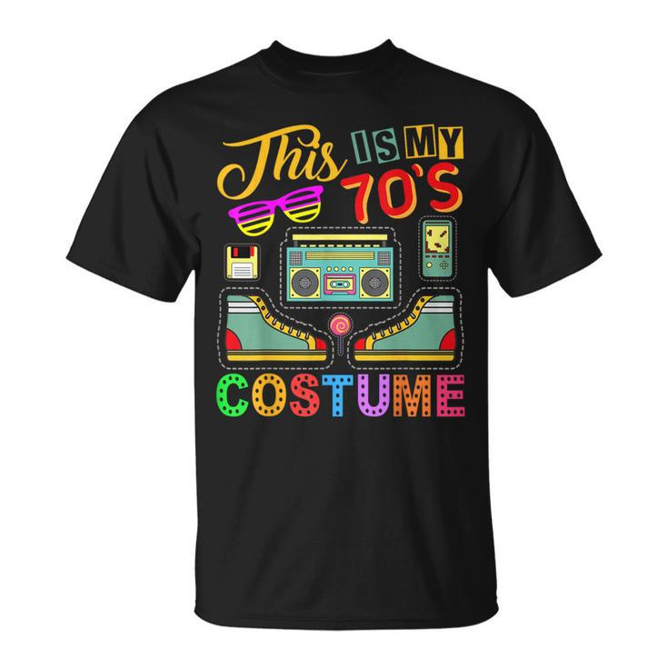 This Is My 70S Costume 1970S Retro Vintage 70S Party T-Shirt