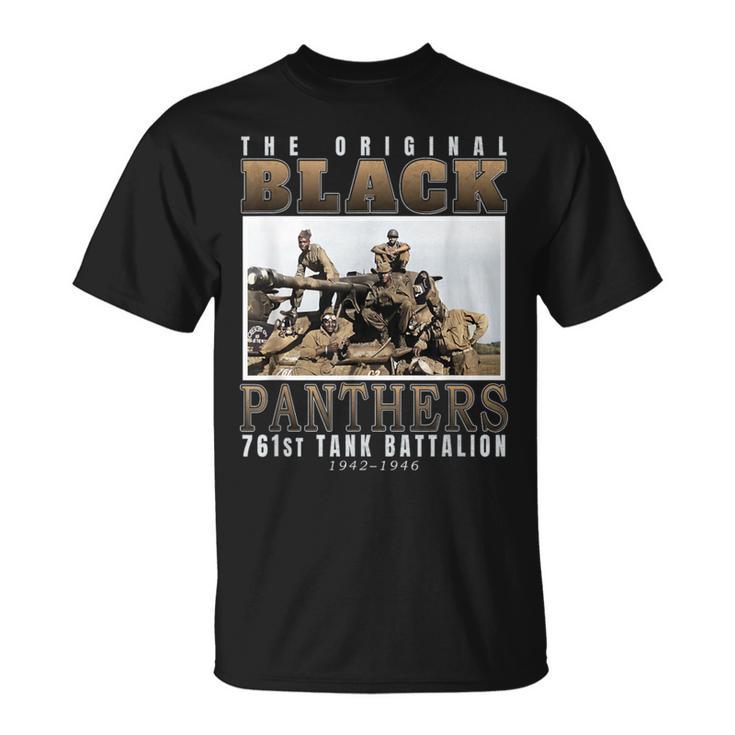 761St Tank Battalion Tribute Black Panthers Ww2 Heroes T-Shirt