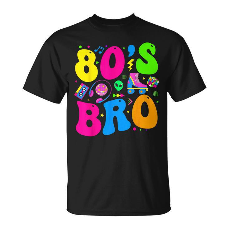 This Is My 80S Bro 80'S 90'S Theme Party Outfit 80S Costume T-Shirt