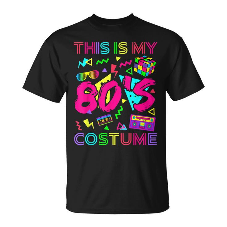 This Is My 80S Costume 1980S Party 80'S Outfit Women T-Shirt