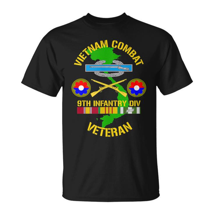 9Th Infantry Division Vietnam Combat Veteran T-Shirt