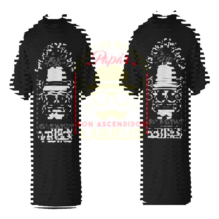 Abuelo Embarazado Anunciar Abuelos Primerizos Dia Del Padre Camiseta unisex