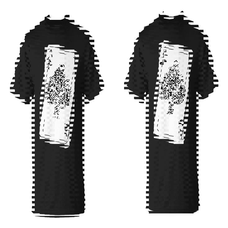 Ace Of Spades Rick Roll Back Printed T-Shirt