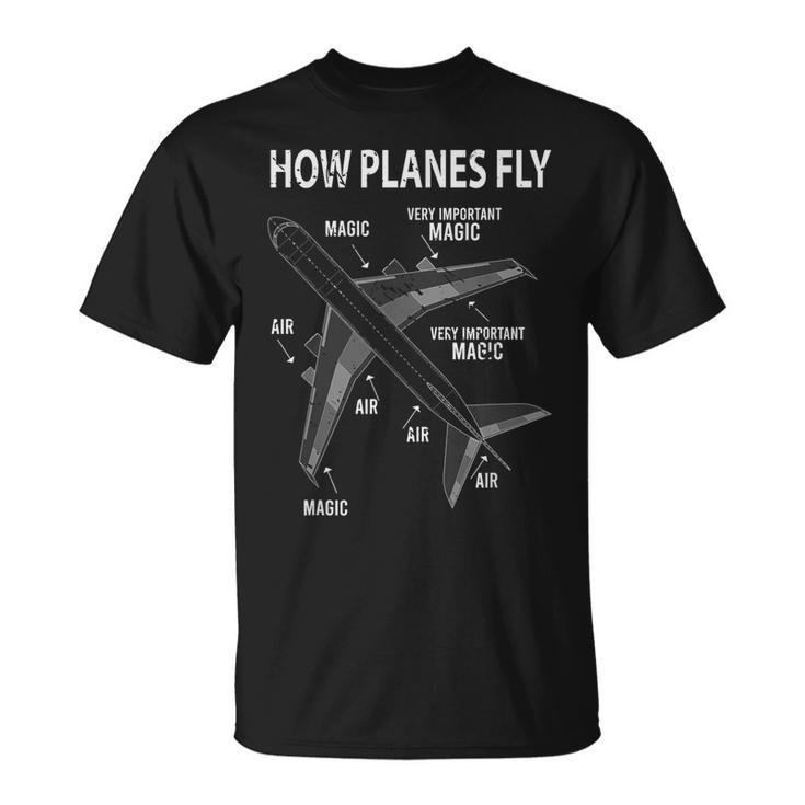 Aeroplane Aviator Pilot T-Shirt