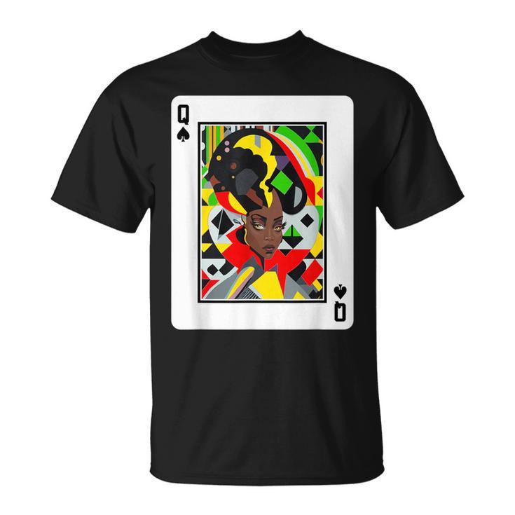 African Queen Card Melanin Black Pride Blm Junenth T-Shirt