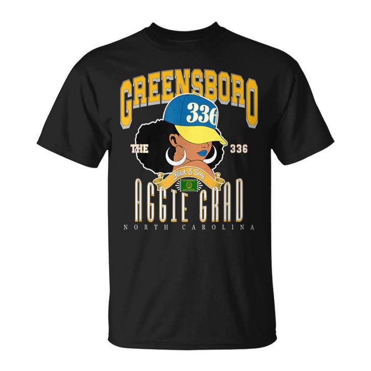 Aggie Grad Hbcu Alumni Pride 336 Greensboro Nc T-Shirt