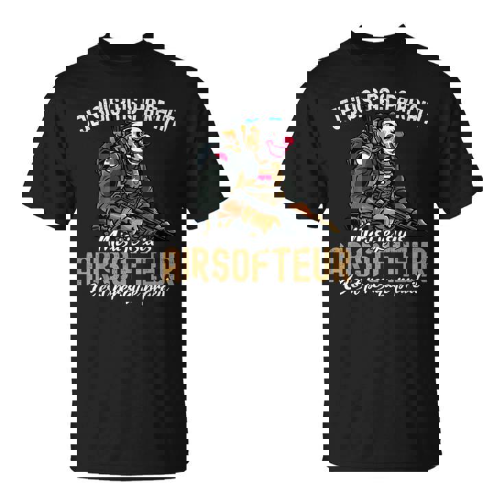 Airsoft Homme Humour Je Suis Pas Parfait Airsofteur Air Soft T-Shirt