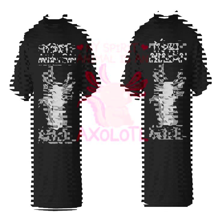 Ajolote Animal Lindo Anfibio Exótico Salamandra Axolotl Camiseta unisex
