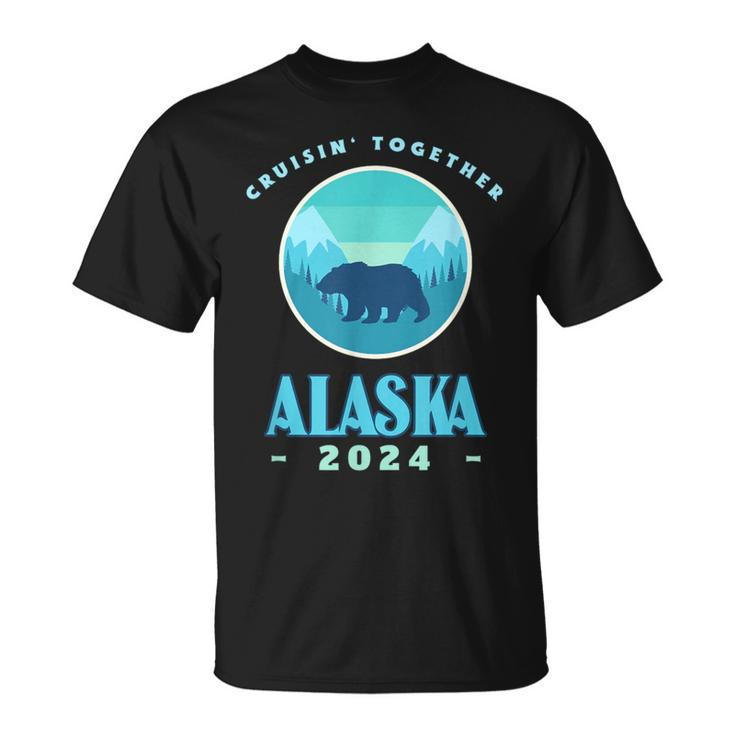 Alaska 2024 Alaska Souvenirs Family Friends Group T-Shirt