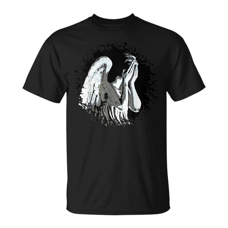 Alert Weeping Angel Don't Blink 1 Sci Fi Fan T-Shirt