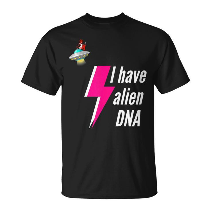 I Have Alien Dna Demon Ufo Sci-Fi Galaxy T-Shirt