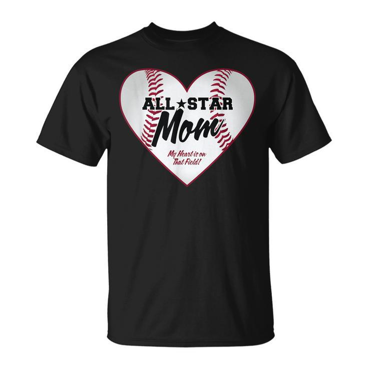 All-Star Baseball Mom T-Shirt