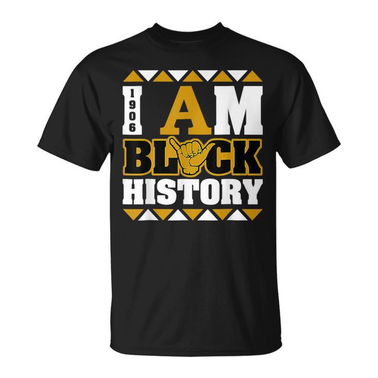 Alpha African Fraternity 1906 I Am Black History T-Shirt