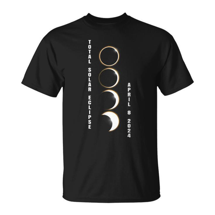 America Eclipse Checklist 40824 Total Solar Eclipse 2024 T-Shirt