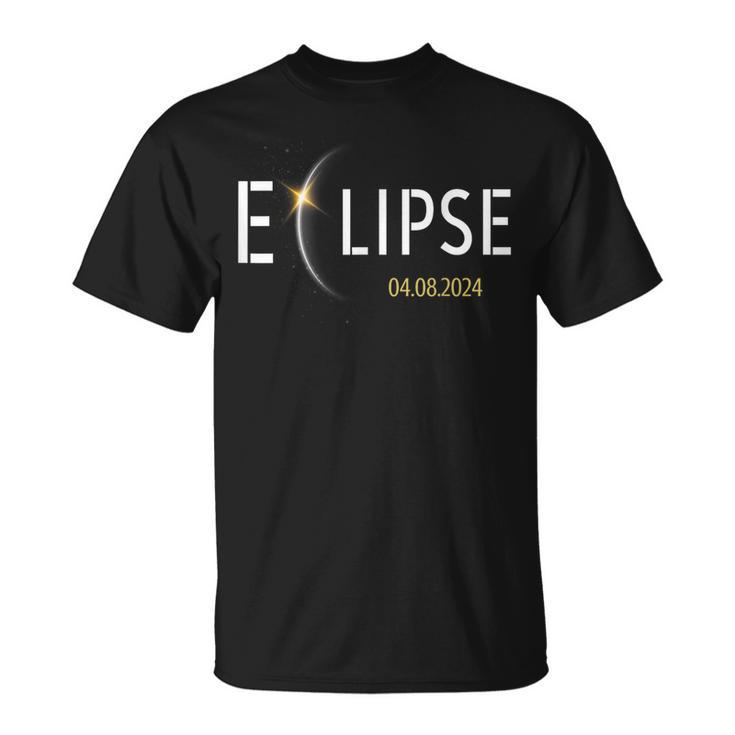 America Solar Eclipse 2024 Total Solar Eclipse April 8 2024 T-Shirt