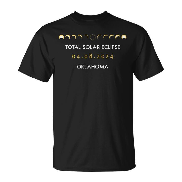 America Totality 040824 Total Solar Eclipse 2024 Oklahoma T-Shirt