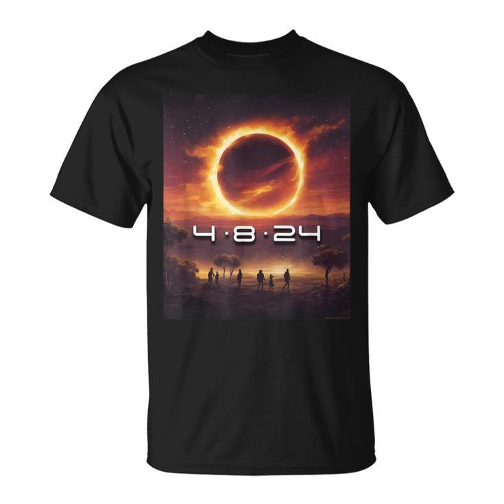 America Totality Spring 2024 4-8-2024 Total Solar Eclipse T-Shirt