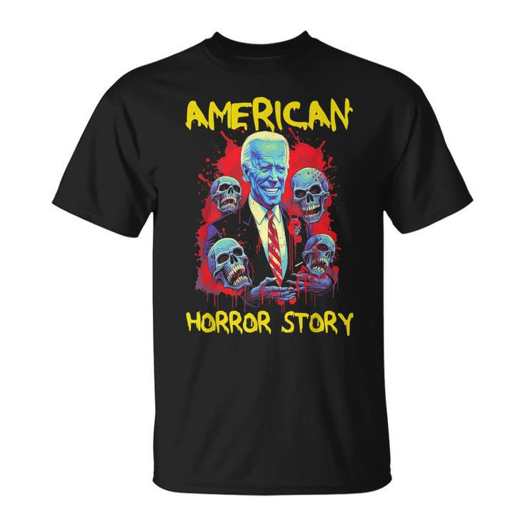 American Biden Zombie Horror Story T-Shirt
