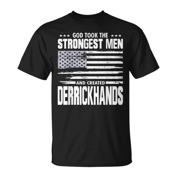 American Derrickhands Union Worker Proud God Loving T-Shirt
