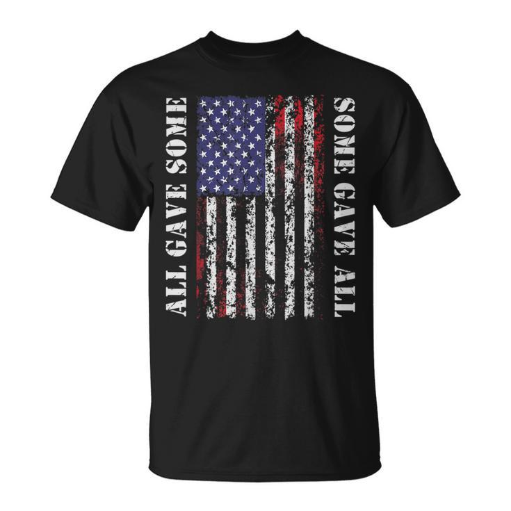 American Flag 4Th Of July Memorial Day Stars Stripes Patriot T-Shirt