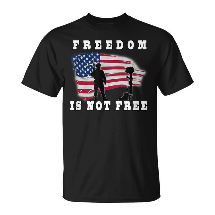 American Flag T Freedom Is Not Free T-Shirt